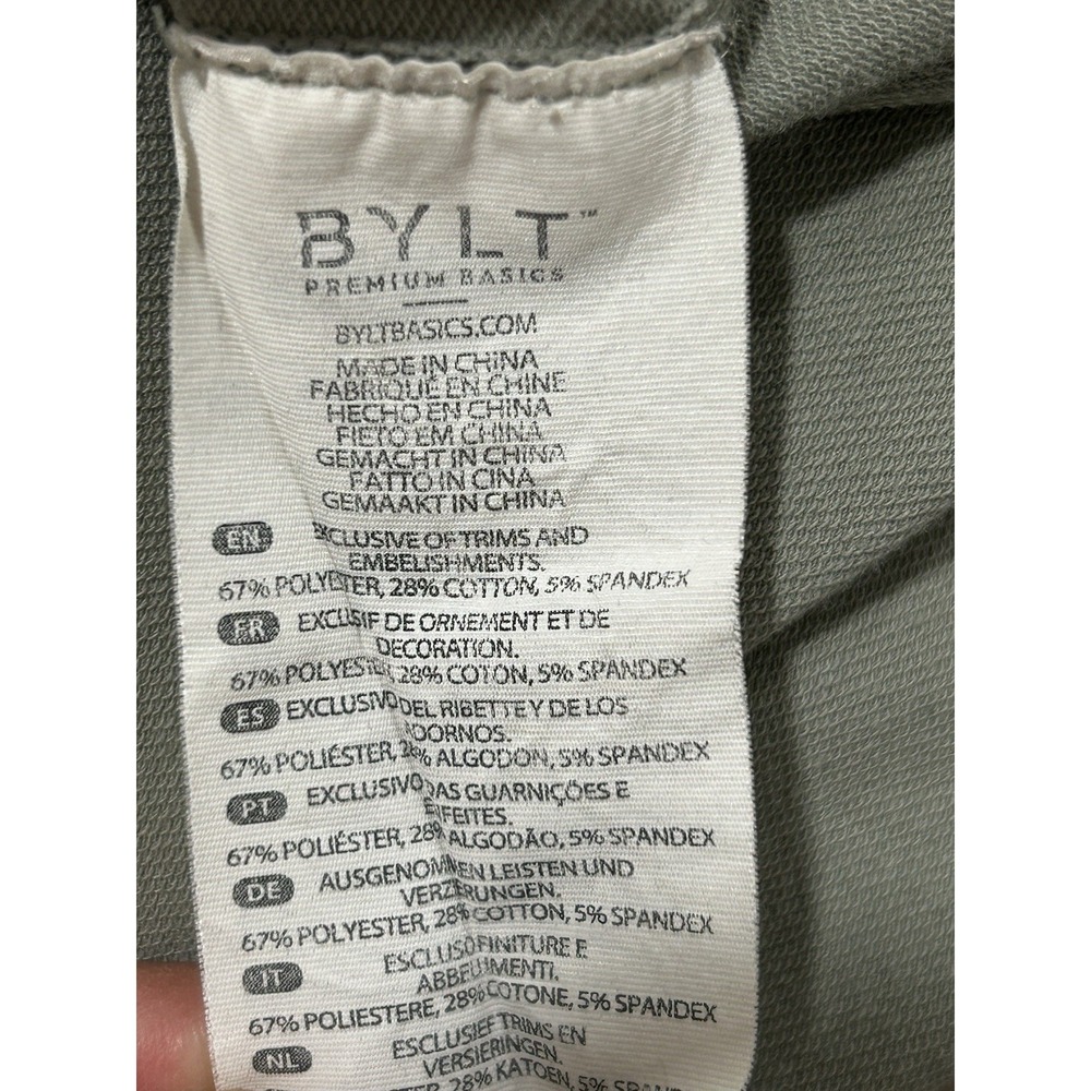Bylt T-Shirt Men's L Short Sleeve Drop Cut Crew Neck Active Performance - Picture 5 of 7